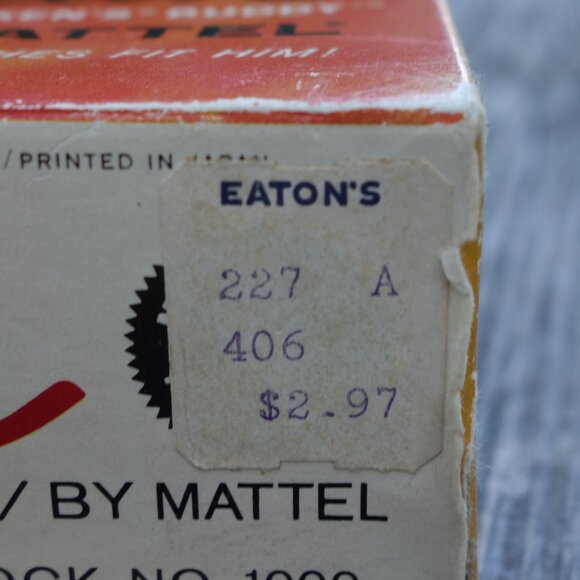 Vintage 1963 Allan HE'S KEN'S BUDDY BY MATTEL Doll with Stand STOCK NO. 1000 - Picture 3 of 16